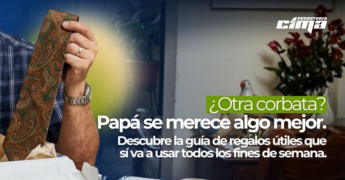 ¿Otra corbata? Papá se merece algo mejor. Descubre la guía de regalos útiles que sí va a usar todos los fines de semana.