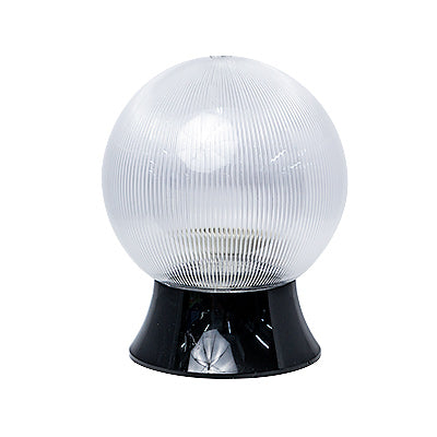 GLOBO TECHO PRISMA BASE NEGRA