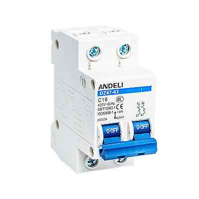 BREAKER DOBLE EUROPEO 16A 6KA