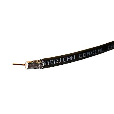 ALAMBRE COAXIAL NEGRO RG-06