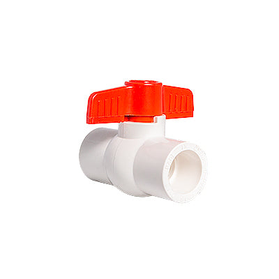 LLAVE PASO BOLA PVC 1/2 SIN RO
