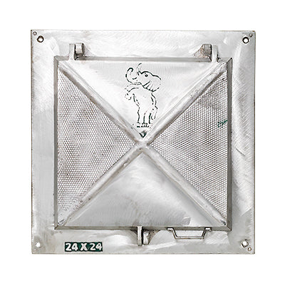 TAPA CISTERNA ALUMINIO 24 X 24