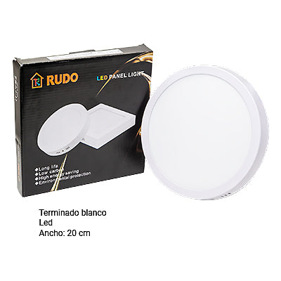 PANEL REDONDO SUPERFICIE 18W