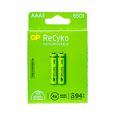PILA RECARGABLE AAA 2/1 650MAH