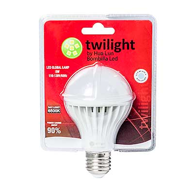 BOMBILLO LED 8W E27 6500K A60