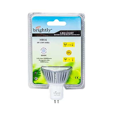 BOMBILLO LED 4W MR16 6500K