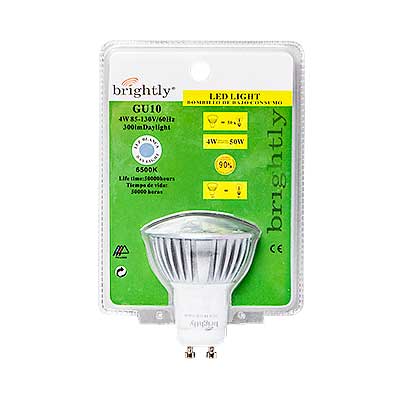 BOMBILLO LED 4W GU10 6500K