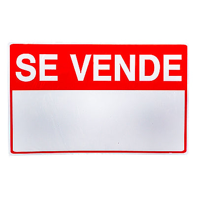 LETRERO SE VENDE F08135