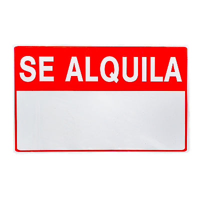 LETRERO SE ALQUILA F08136
