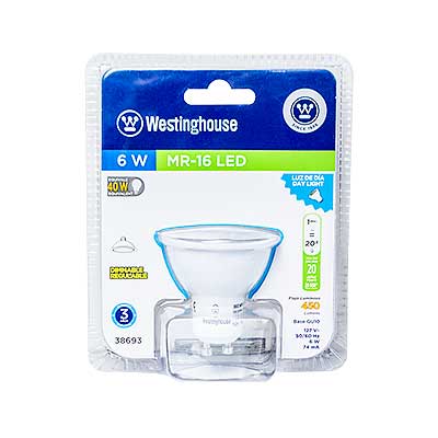 BOMBILLO LED 6W MR16 6500K