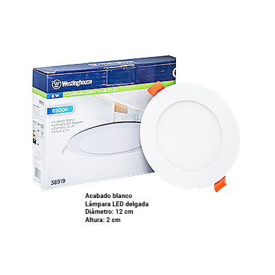 PANEL REDONDO EMPOTRAR 6W