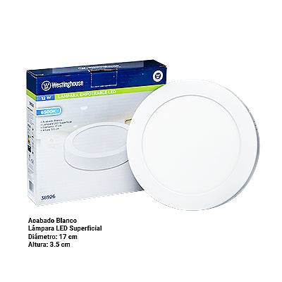 LAMPARA LED REDONDA 12W 38926