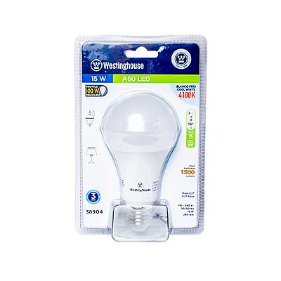 BOMBILLO LED 15W 4100K 38904