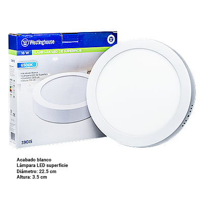 PANEL REDONDO SUPERFICIE 18W