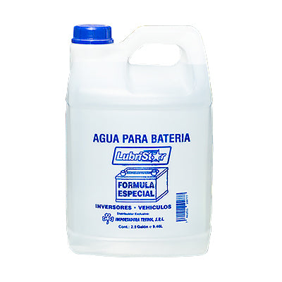 AGUA BATERIA 2.5 GALON