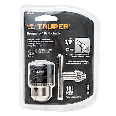 MANDRIL C/LLAVE 3/8 BRO-3/8N