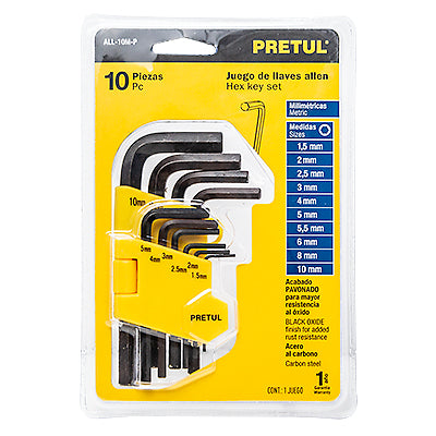LLAVE ALLEN 10/1 ALL-10M-P