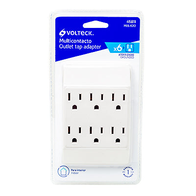 ENCHUFE ADAPTADOR 6/1 MUL-620