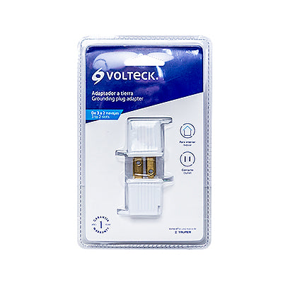 ENCHUFE ADAPTADOR BLANCO AD-3