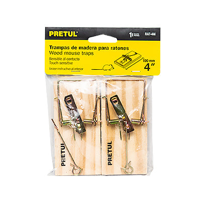 RATONERA MADERA #4 2/1 RAT-4M