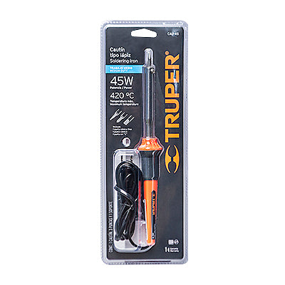 SOLDADOR ESTANO T/LAPIZ 45W