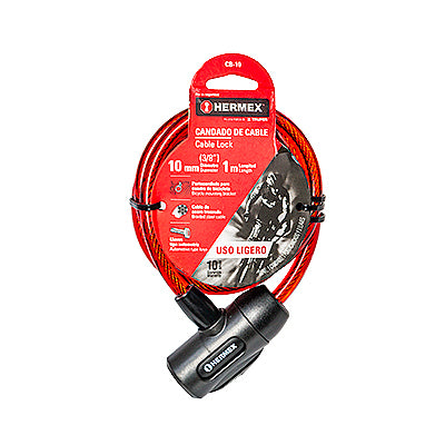 CABLE CANDADO C/LL-10 CB-10