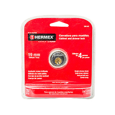 CERRADURA P/MUEBLE CM-24C