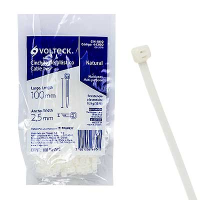 ABRAZADERA PLAS #4 BLANCA100/1