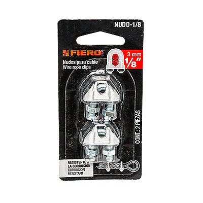 GRAPA CABLE 1/8 2/1 NUDO-1/8