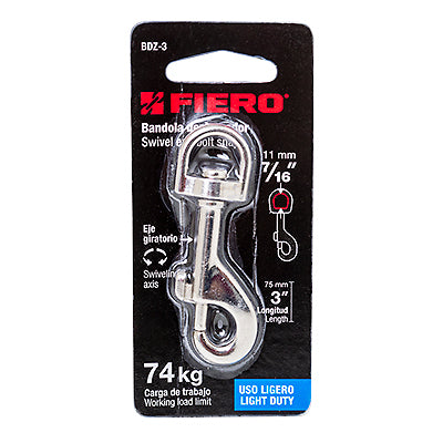 MOSQUETON DESTORCEDOR 7/16