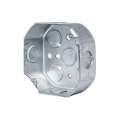 CAJA OCTAGONAL METALICA 1/2 US
